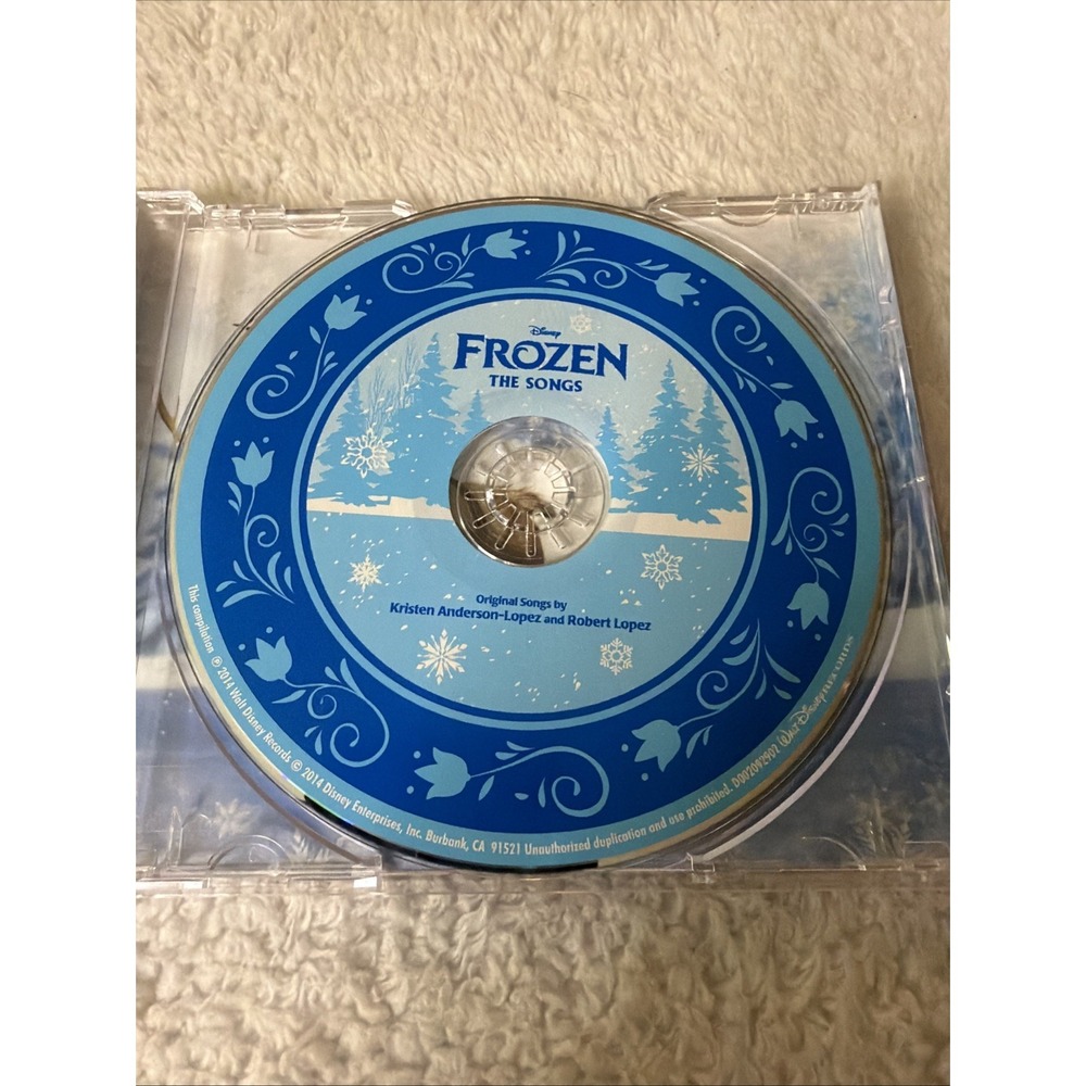 Walt Disney Records Frozen The Songs Collector's Edition CD Sticker Anna Olaf - Picture 9 of 12
